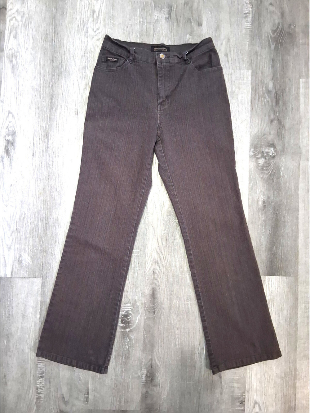 VTG Simon Chang Women's Size 4 24x28 Brown Bootcut High Waist Denim Jeans Canada